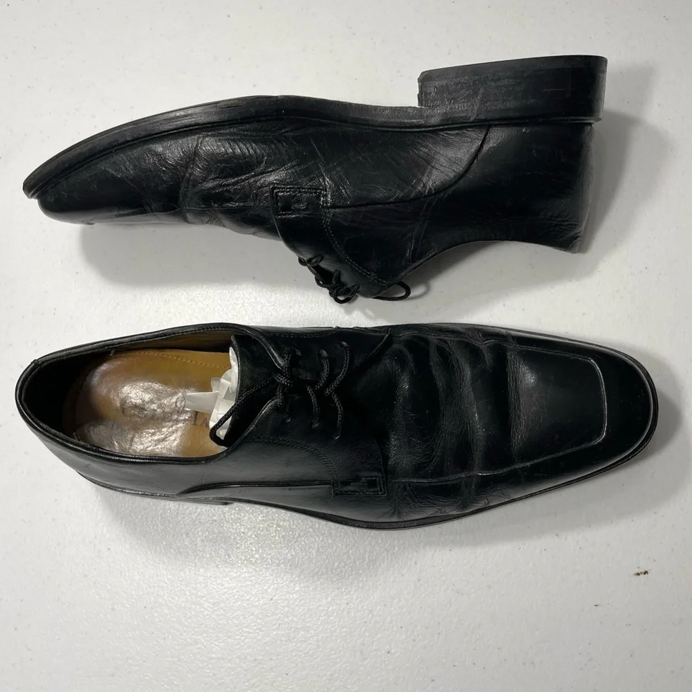 Cole Haan Nike Air Classic Black Leather Men's Shoes Size 9M SB-95